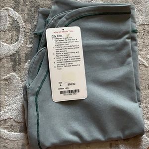 City skirt lululemon